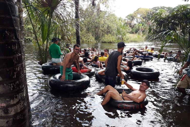 Tubing en el río Formiga