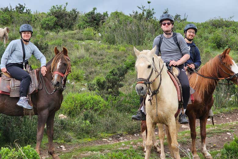 Paseo a caballo por el Templo de la Luna