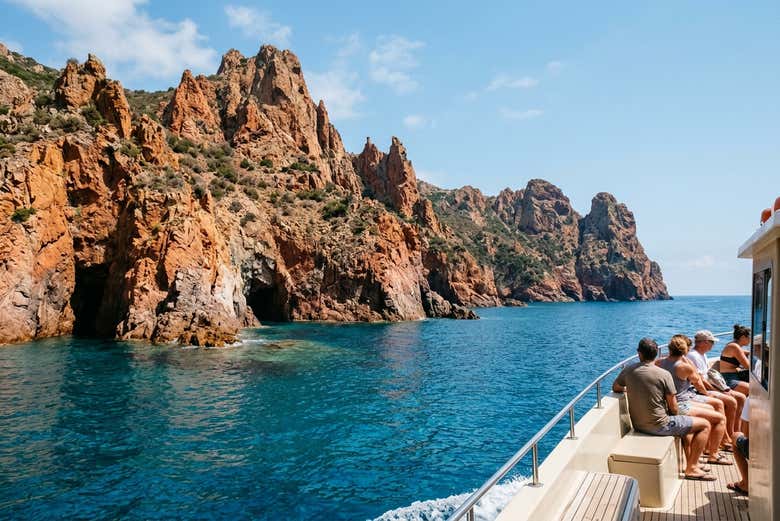 Excursión en barco a Scandola y Girolata