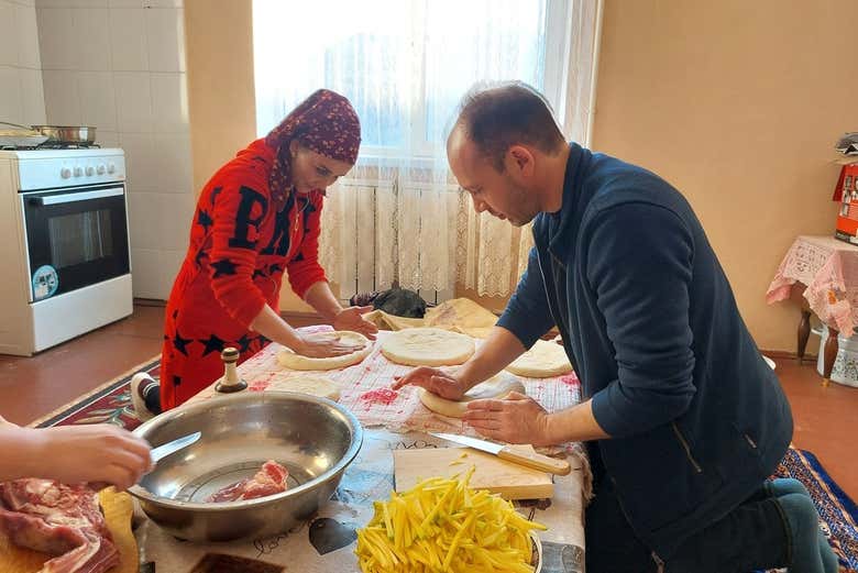 Clase de cocina uzbeka
