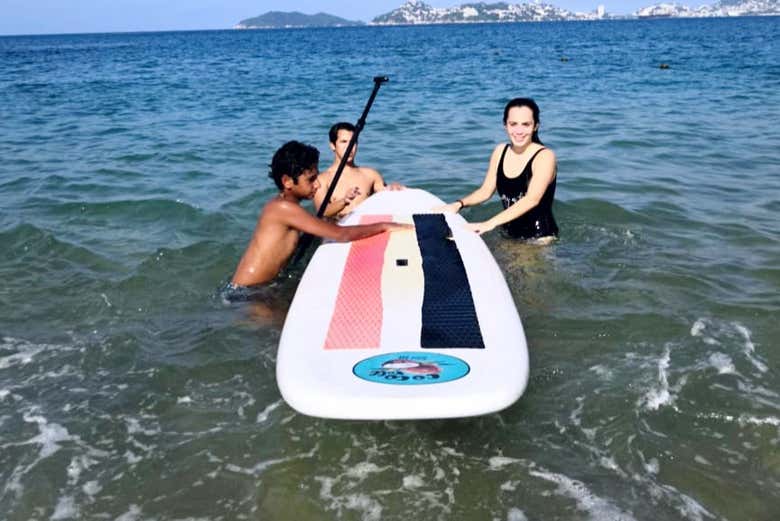 Paddle surf en el islote El Morro