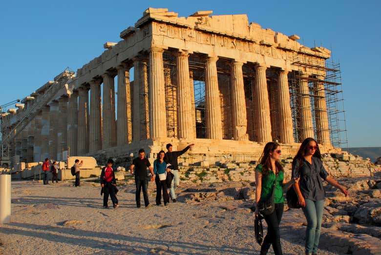 Entrada a la Acrópolis de Atenas