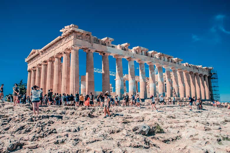 Entrada a la Acrópolis de Atenas
