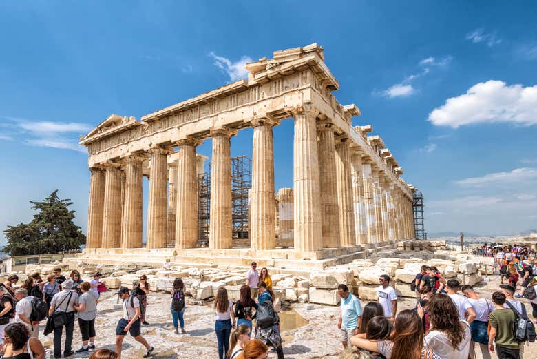 Entrada a la Acrópolis de Atenas