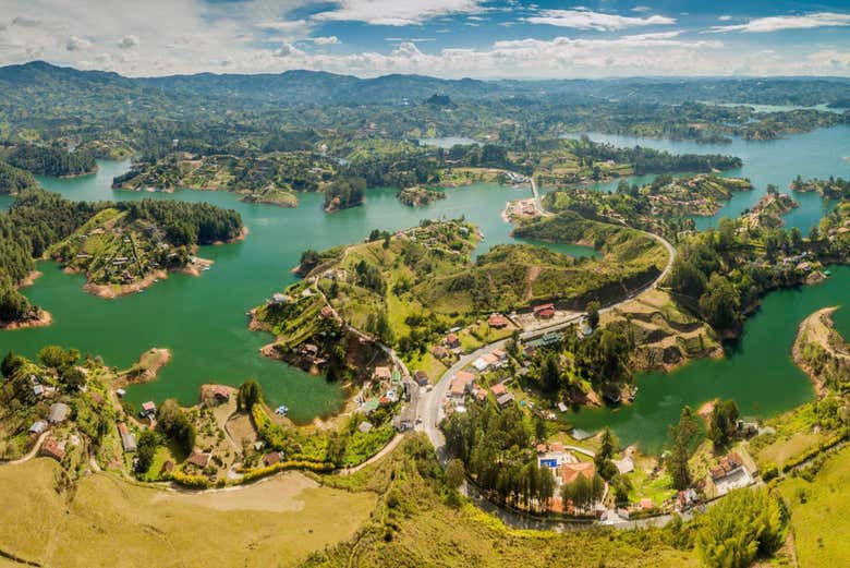 Alquiler de kayak en el embalse de Guatapé