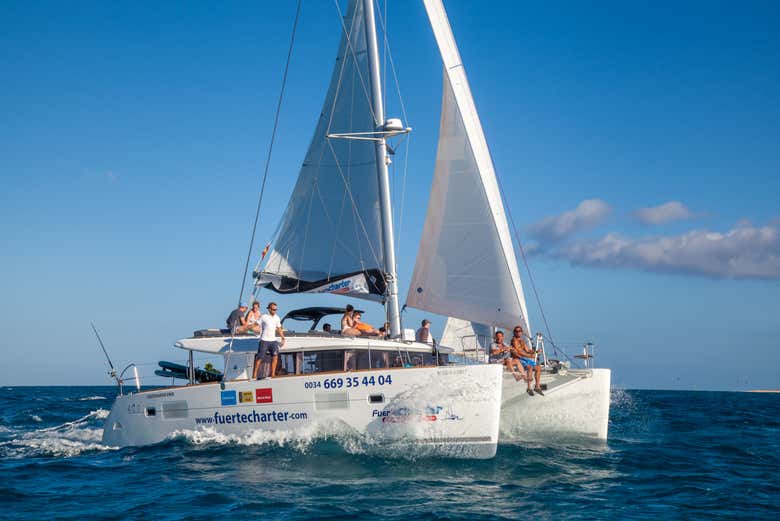 Alquiler de barco con patrón en Corralejo