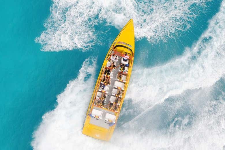 Experiencia Jet Boat en Cancún
