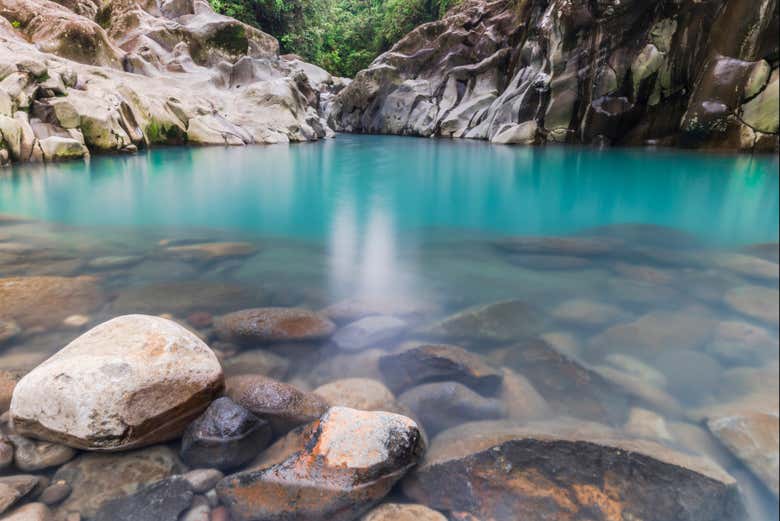 Catarata La Paz, río Celeste y aguas termales