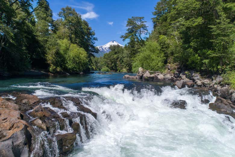 Tirolina en el Parque Nacional Villarrica