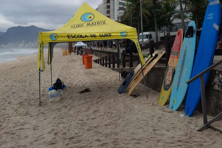 Curso de surf en Río de Janeiro
