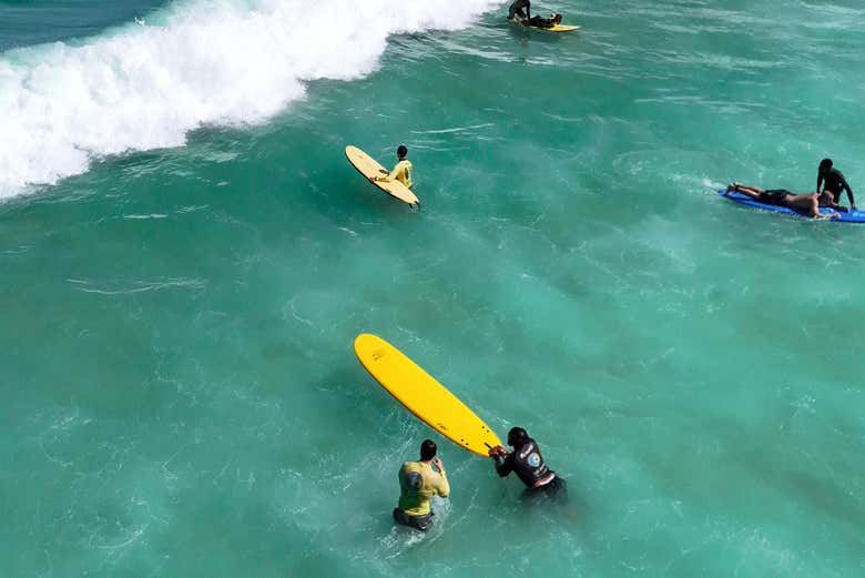 Curso de surf en Río de Janeiro