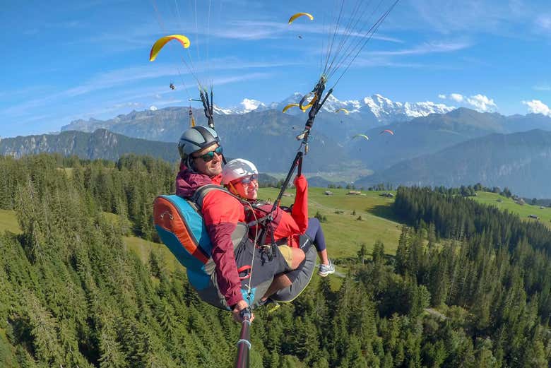 Vuelo en parapente por Interlaken