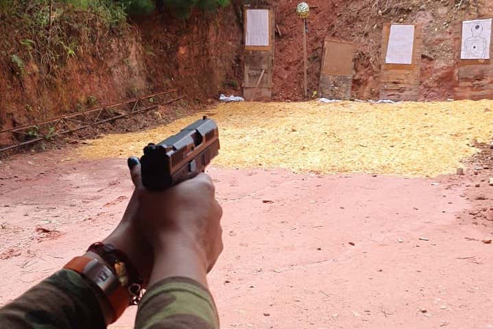 Prácticas de tiro en Rionegro
