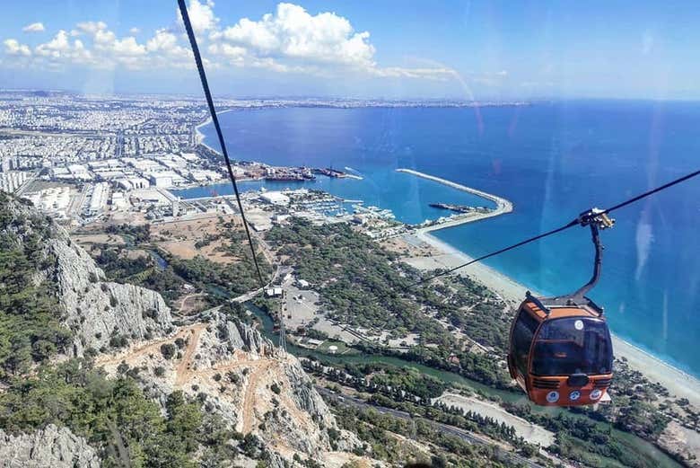 Cascadas Düden, bazar de Antalya y teleférico Tünektepe