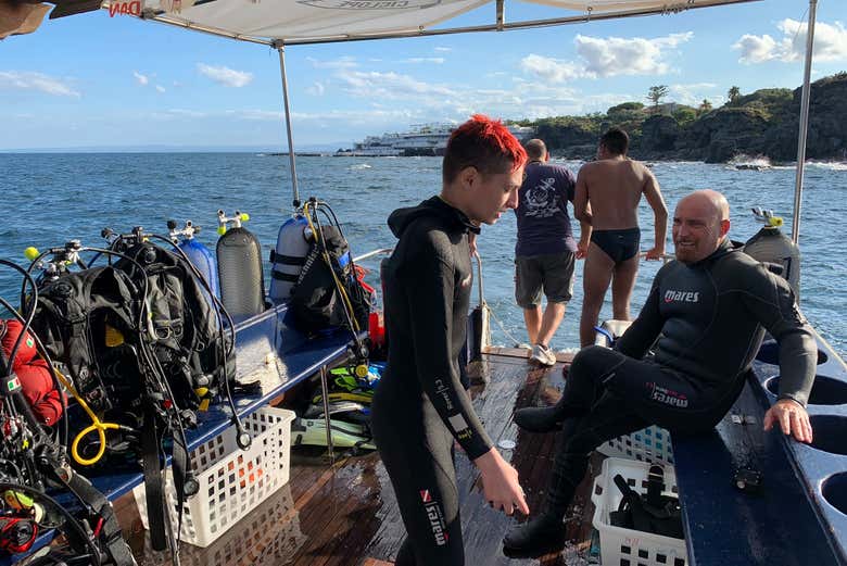 Buceo en Aci Castello