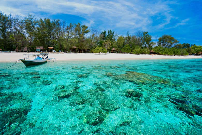 Traslado en barco a las islas Gili y Bali