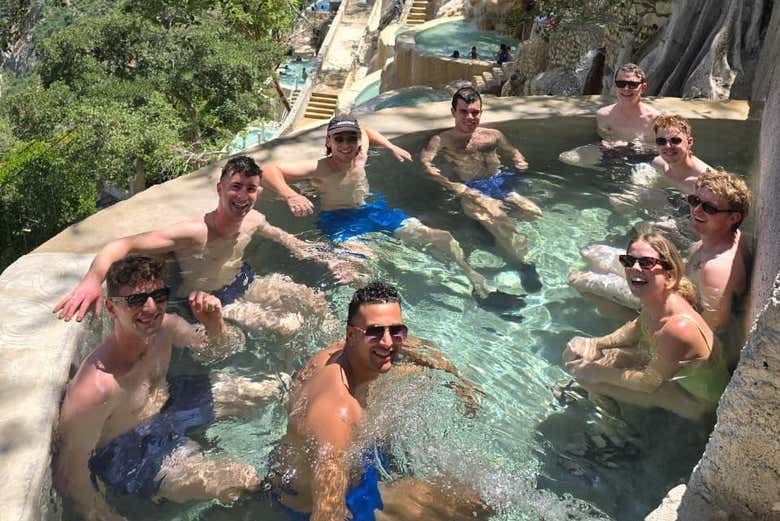 Excursión a las grutas de Tolantongo
