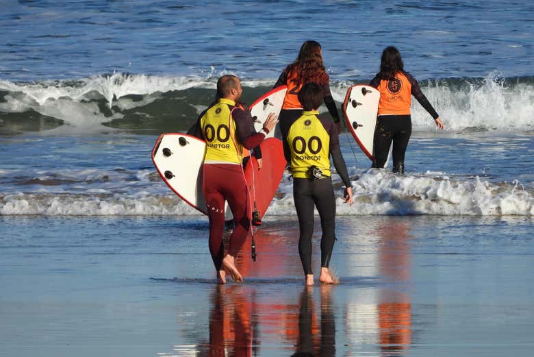 Curso de surf en Gijón