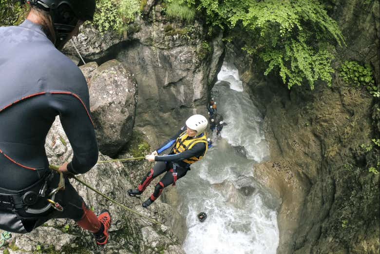 Descenso de cañones en los Alpes suizos - Galería 1