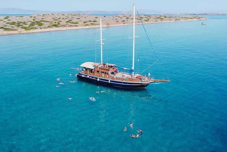 Paseo en barco por la Riviera de Atenas