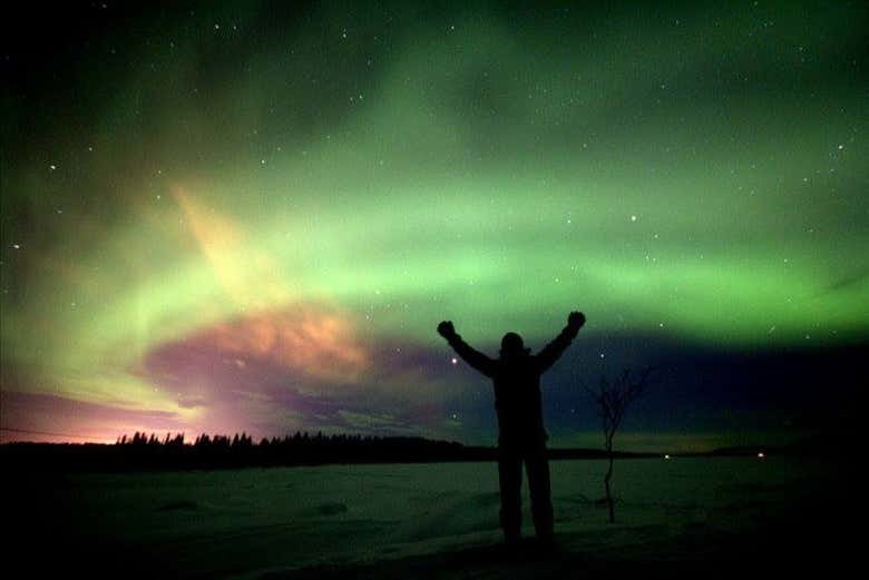 Tour de la aurora boreal por Kiruna