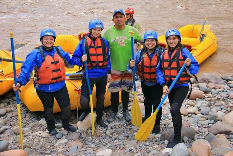 Rafting en el río Mendoza