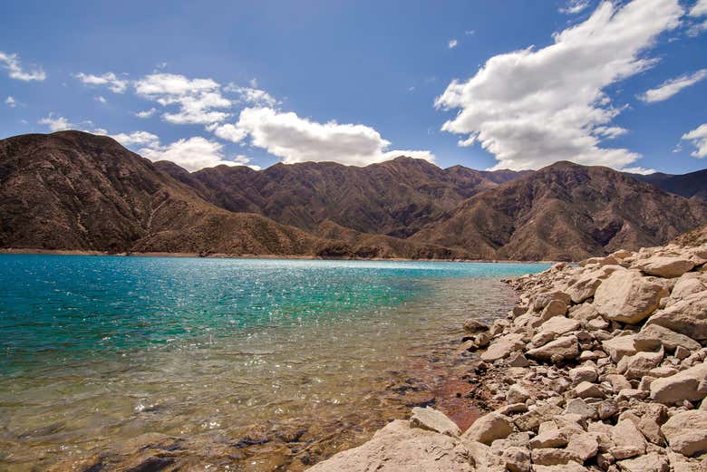 Tour en kayak por el embalse Potrerillos