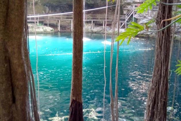 Entrada al cenote Xcanché