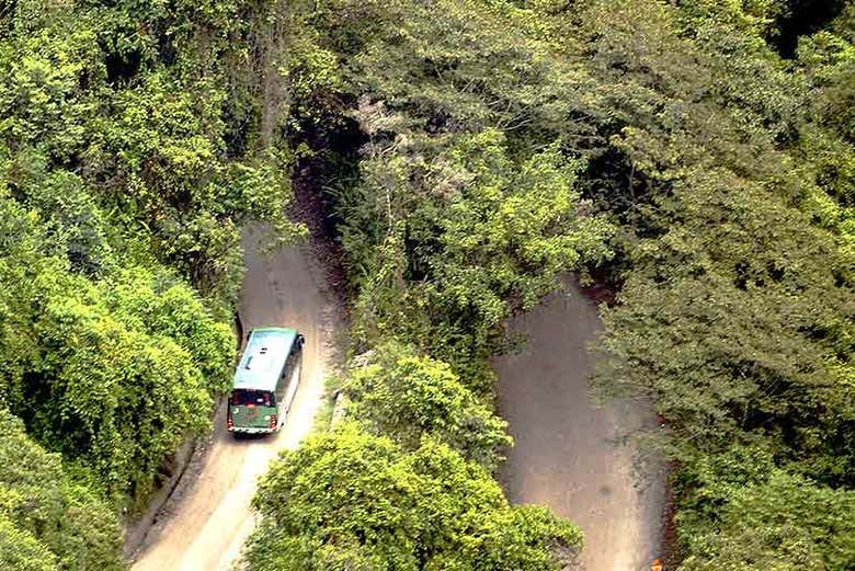 Autobús entre Machu Picchu y Aguas Calientes