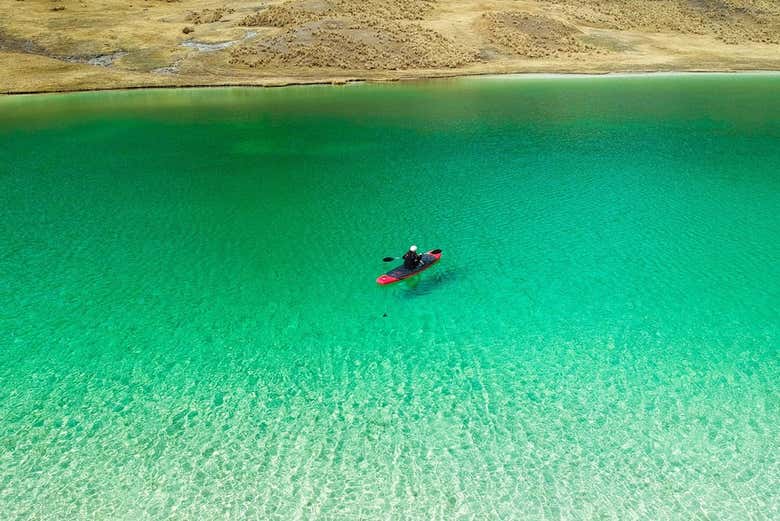 Senderismo y kayak en la Laguna Esmeralda