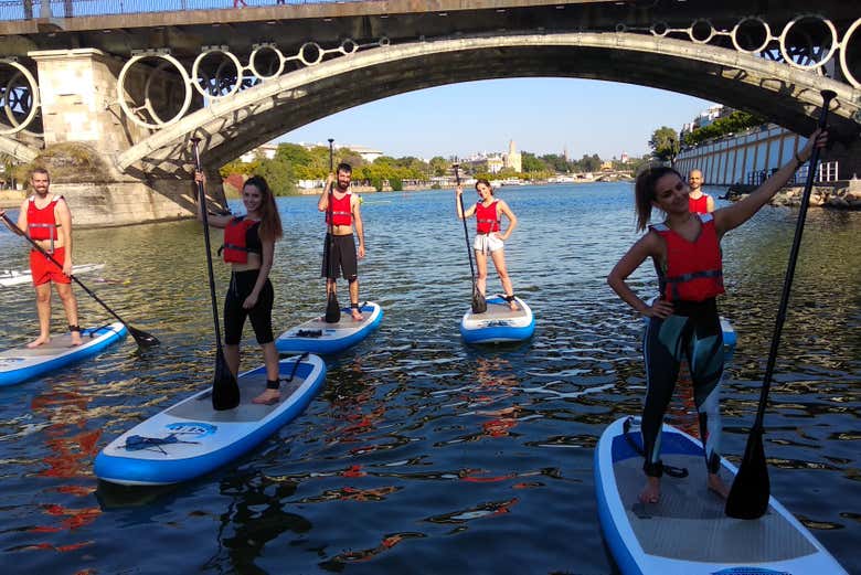 Paddle surf en el río Guadalquivir