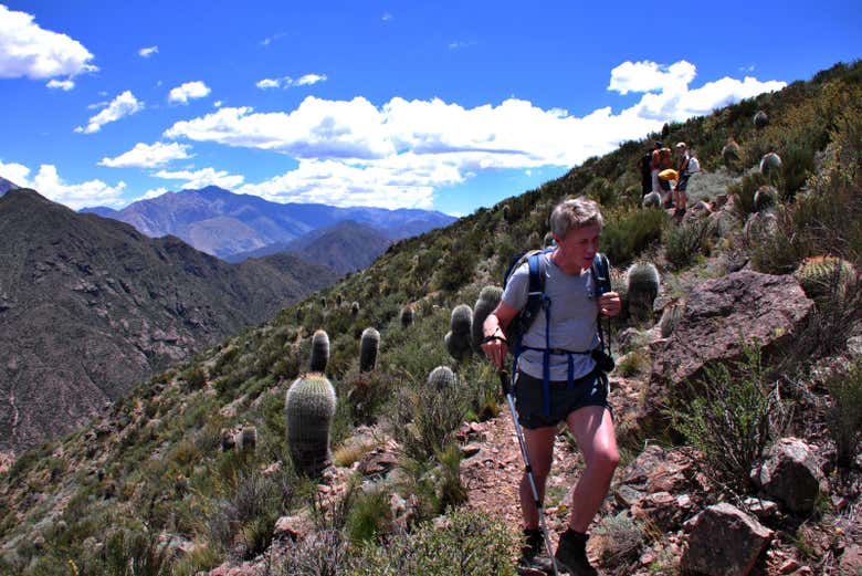 Trekking de iniciación en Potrerillos
