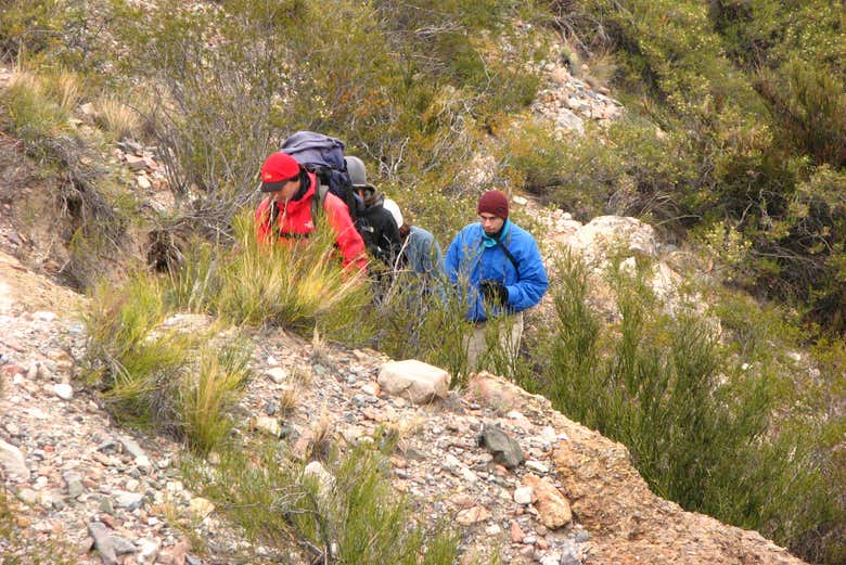 Trekking de iniciación en Potrerillos