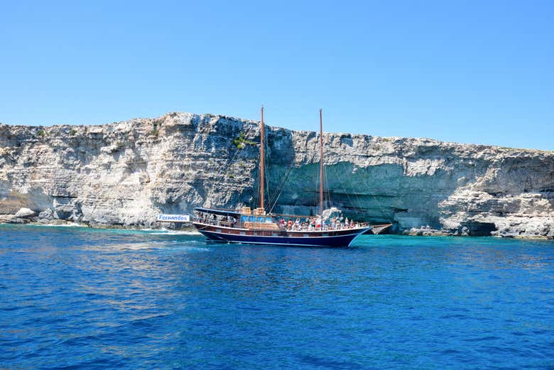 Paseo en goleta por las islas de Gozo y Comino