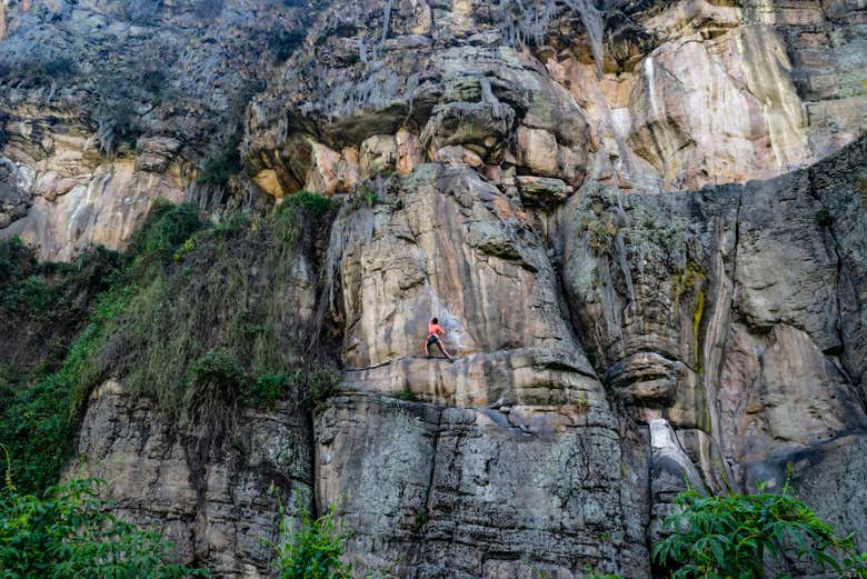 Vía ferrata de las Rocas de Suesca
