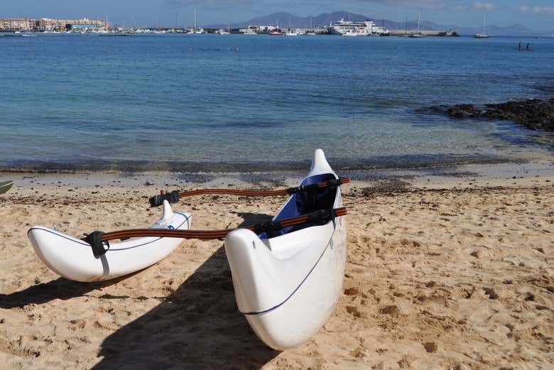 Excursión a la isla de Lobos en kayak