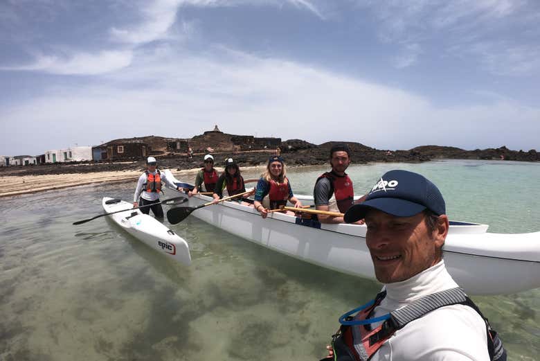 Excursión a la isla de Lobos en kayak