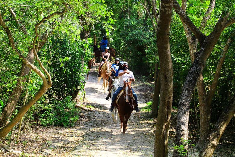 Paseo a caballo por el Rancho Bonanza