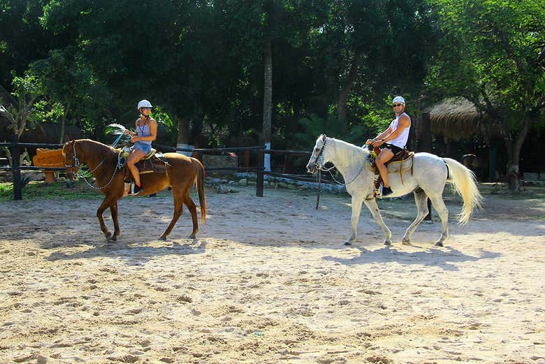 Paseo a caballo por el Rancho Bonanza
