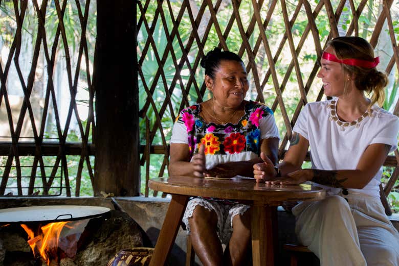 Visita a una comunidad maya