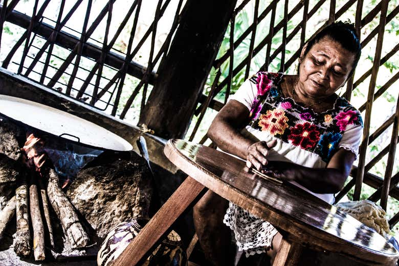 Visita a una comunidad maya