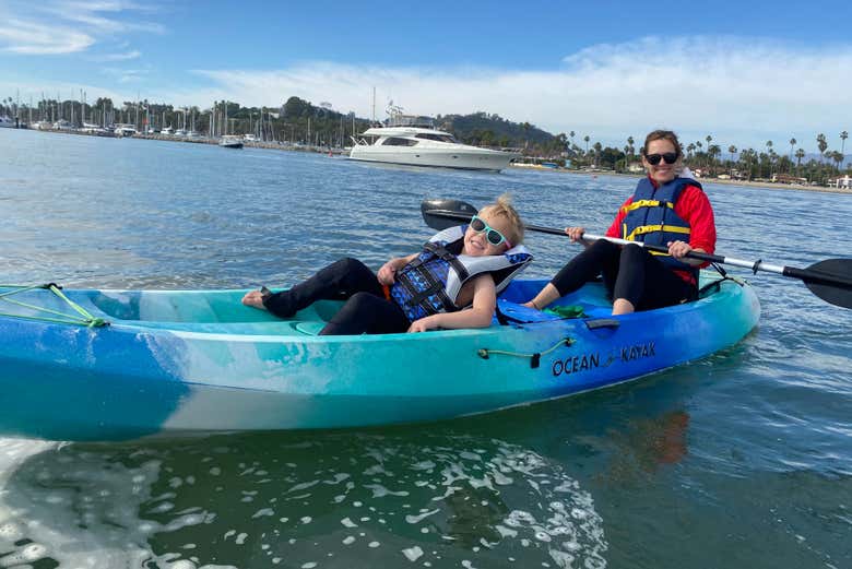Tour en kayak por Santa Bárbara