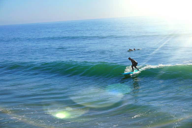 Curso privado de surf en Santa Bárbara