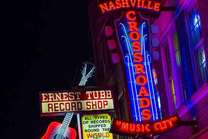 Tour nocturno de la música por Nashville