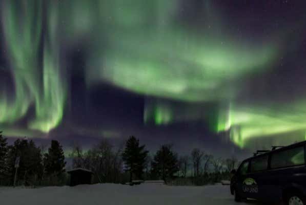 Tour de la aurora boreal por Abisko