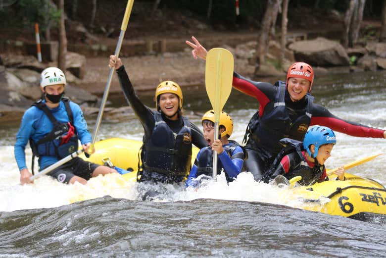 Rafting de 5 kilómetros en el Parque das Laranjeiras