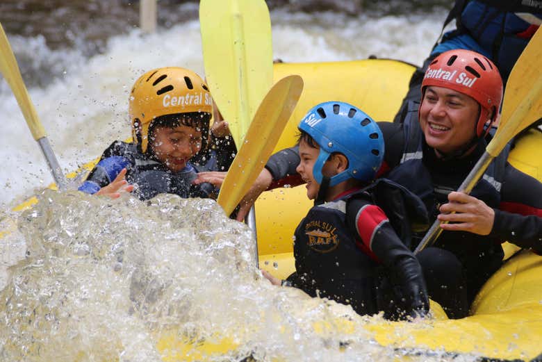Rafting de 5 kilómetros en el Parque das Laranjeiras