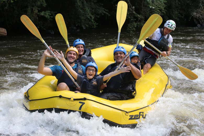 Rafting de 5 kilómetros en el Parque das Laranjeiras