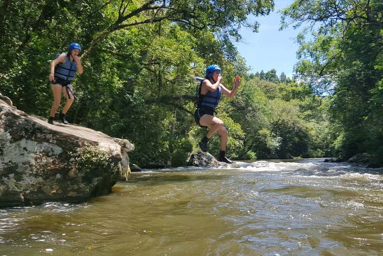 Rafting de 10 kilómetros en el Parque das Laranjeiras
