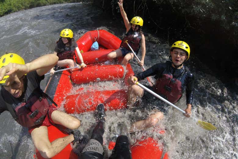 Rafting en el río Negro